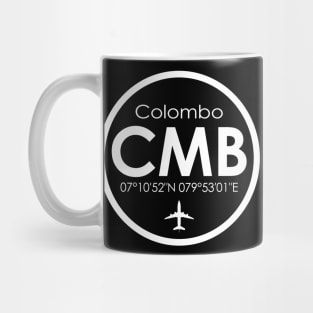 CMB, Colombo Bandaranaike International Airport Mug